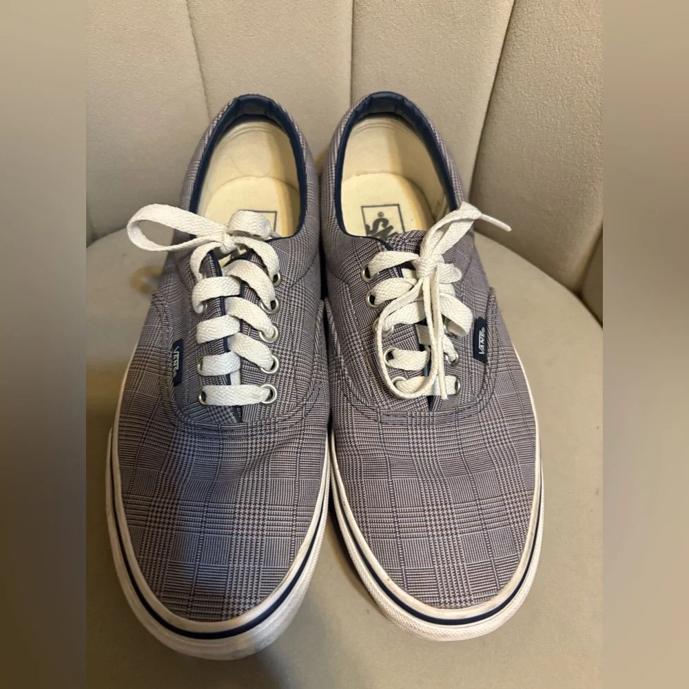 Vans Gray Plaid Men's Sneakers
